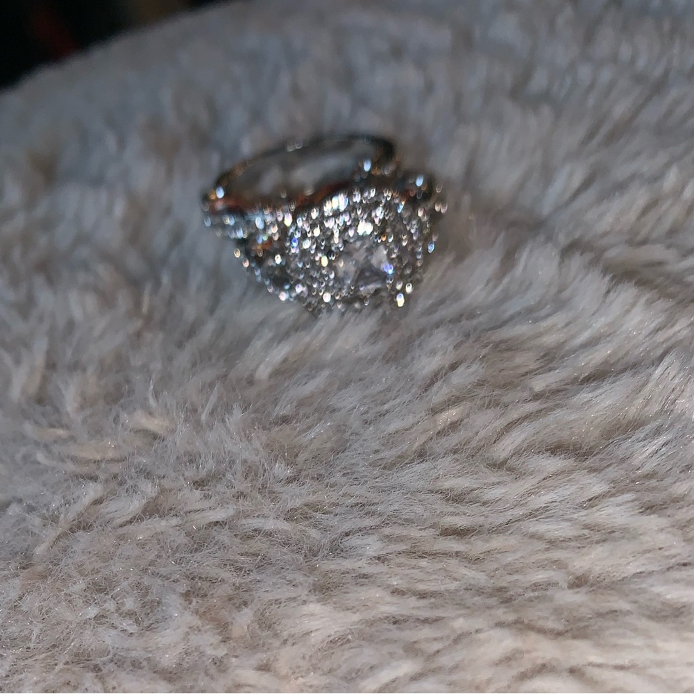 Wedding Ring Set/engagement Set - Picture 4 of 6